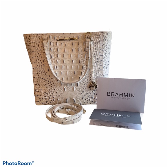 Brahmin Handbags - Brahmin Harrison Carryall - Stonewash Melbourne